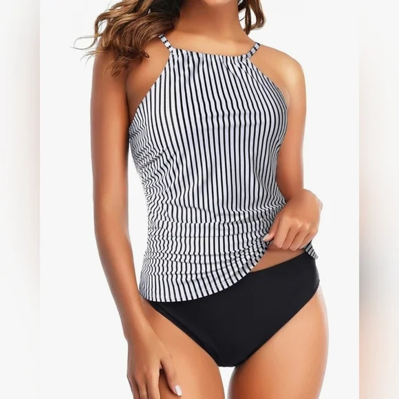 Tempt Me Two Piece Tankini #602 - Picture 6 of 10